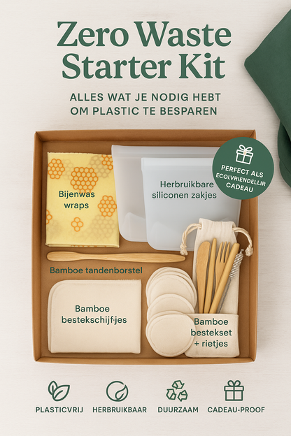 Zero Waste Starter Kit – Alles wat je nodig hebt om plastic te besparen.